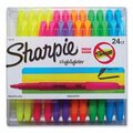 Sanford Sharpie, POCKET STYLE HIGHLIGHTERS, CHISEL TIP, ASSORTED COLORS, 24PK 1761791